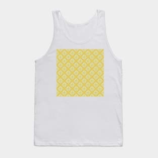 YELLOW DIAMOND PATTERN, PASTEL COLOR, DIAMOND DESIGN Tank Top